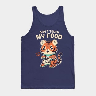 My Food // Cute Tiger Cub, Big Cat, Feline Tank Top